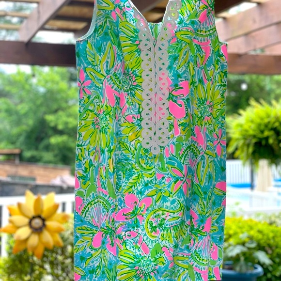 Lilly Pulitzer multi colored dress worn one time - Picture 4 of 5